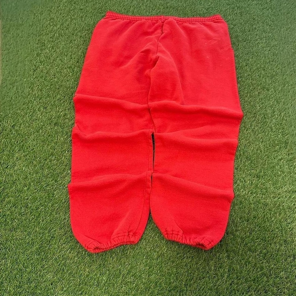 Russell Athletic red cuffed sweatpants large - Picture 2 of 8